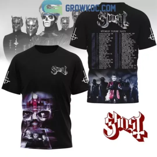 Ghost Band Celebrating 2025 World Tour 3D T-Shirt