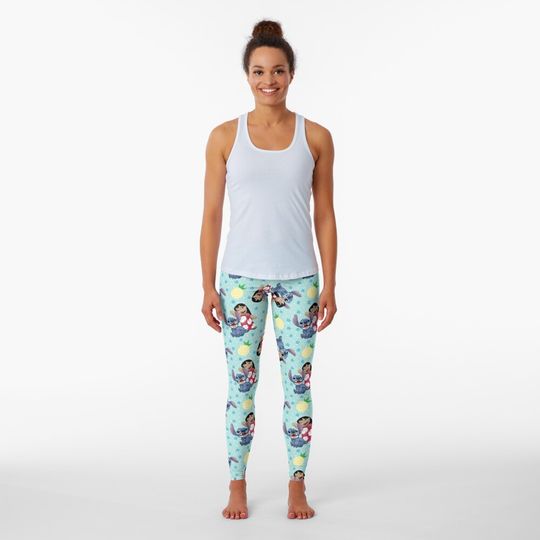 Lilo and Stitch kiss Leggings