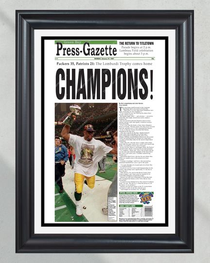 1997 Green Bay Packers Super Bowl 'CHAMPIONS!'