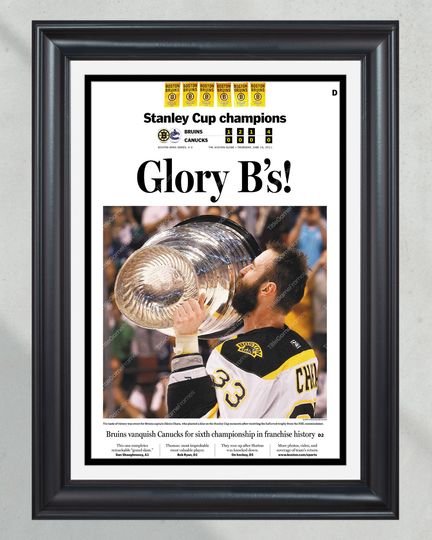 2011 Boston Bruins Stanley Cup Champions "Glory B's!"