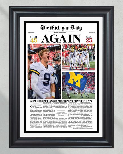 2022 Michigan Wolverines Again def. Ohio State Buckeyes