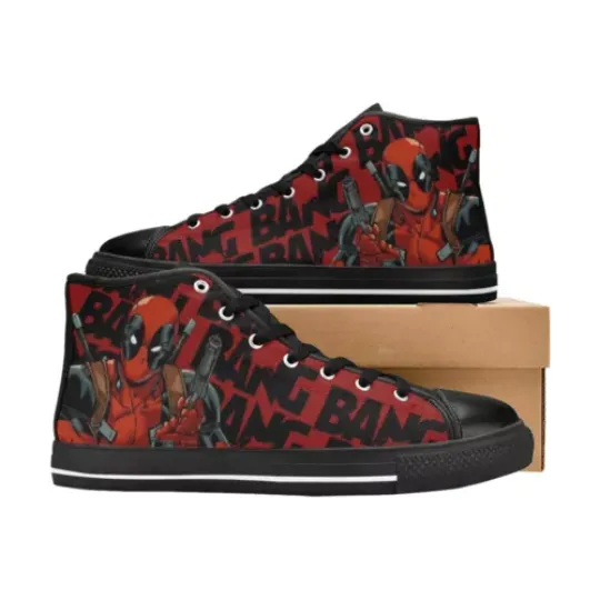 Deadpool High Top shoes Sneaker Casual Women shoes