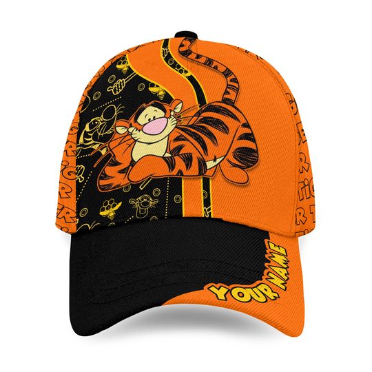 Disney Tigger from Winnie the Pooh Personalized Baseball Cap AOP
