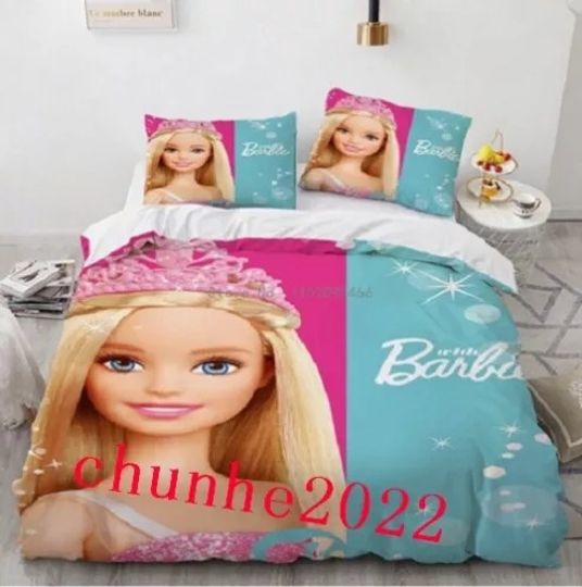 Girls Barbie Bedding Set Gift
