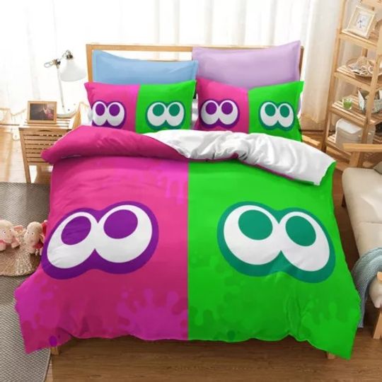 Splatoon Game Bedding Set