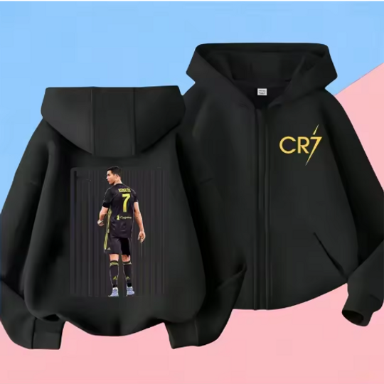 Ronaldo Double Sided Zip Hoodies