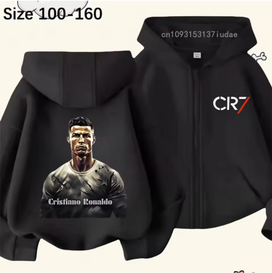 Ronaldo CR7 Double Sided Zip Hoodies