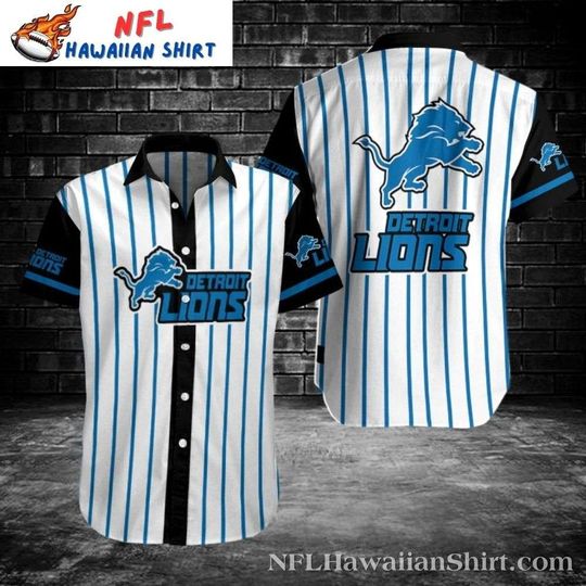 Detroit Lions Hawaiians Shirt, Game Day Football, Detroit Football Beach Shirt