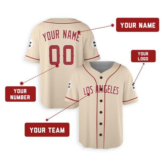 Personalized Los Angeles Angels Jersey Jacket City Connect Baseball Sublimation Printing for Men, Women, Kids