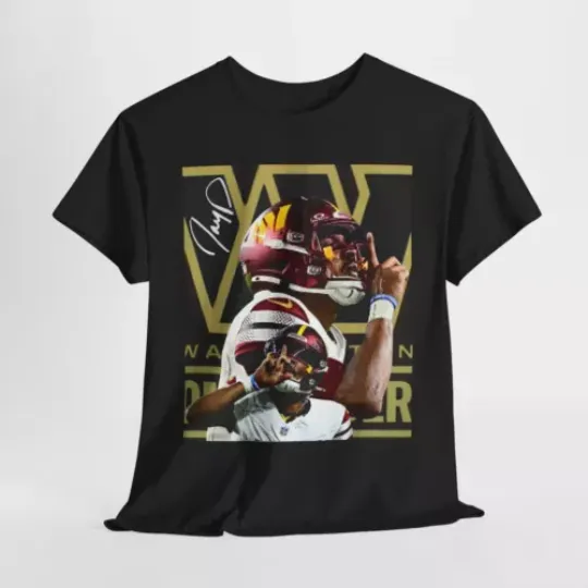 Washington Commanders Redskins Jayden Daniels Rookie Year Women Men Tshirt