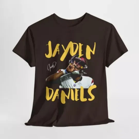 Jayden Daniels Washington Commanders Rookie Season Sports Gift Tee