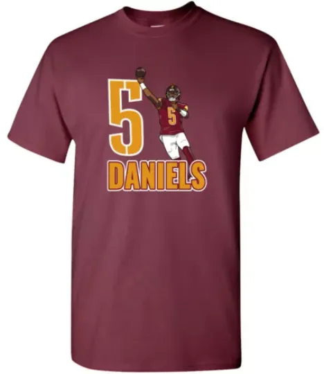 Jayden Daniels 5 Jersey Shirt T-Shirt