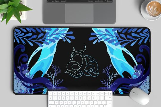 Neuvillette Genshin Impact Desk Mat