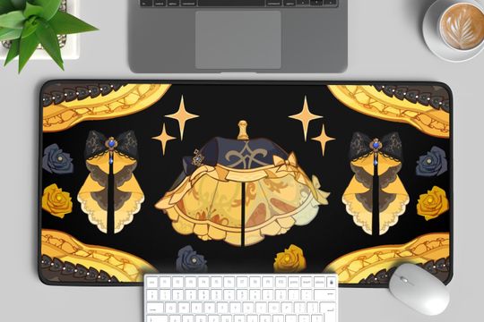 Navia Genshin Impact Desk Mat