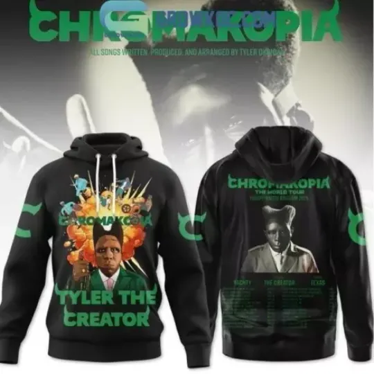 Tyler The Creator 2025 Upcoming The World Tour Hoodie 3d - all printed