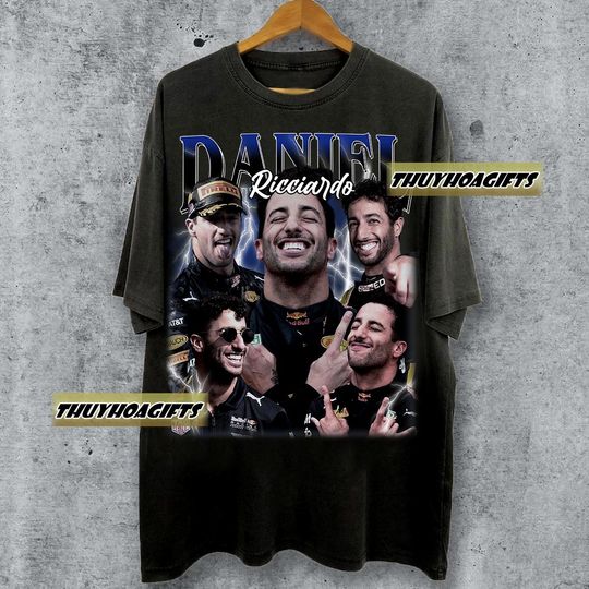 Limited Daniel Ricciardo Vintage 90s Bootleg T-shirt, Retro Racing Driver Gifts For Man And Women Unisex TShirt