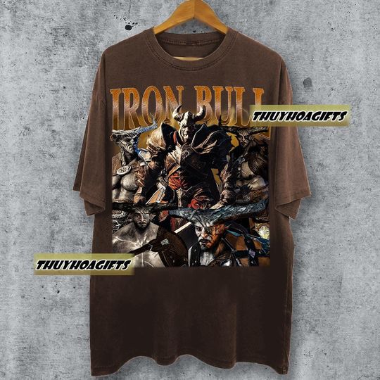 Limited The Iron Bull Dragon Age Vintage 90s Bootleg T-shirt, The Iron Bull Bootleg Tee For Man And Women