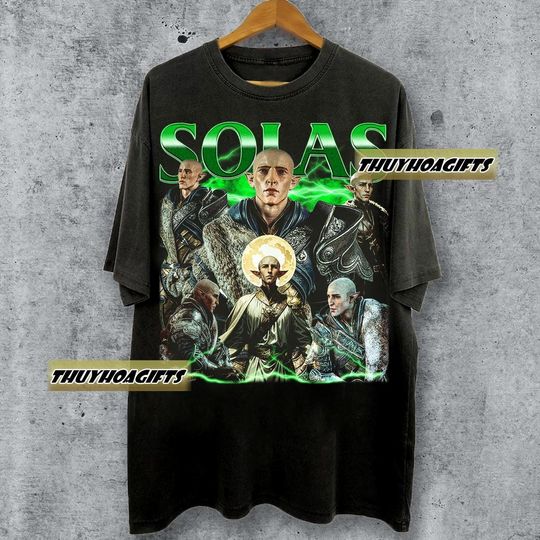 Limited Solas Dragon Age Vintage 90s Bootleg T-shirt,  Solas Dragon Bootleg Tee For Man And Women Unisex T-Shirt