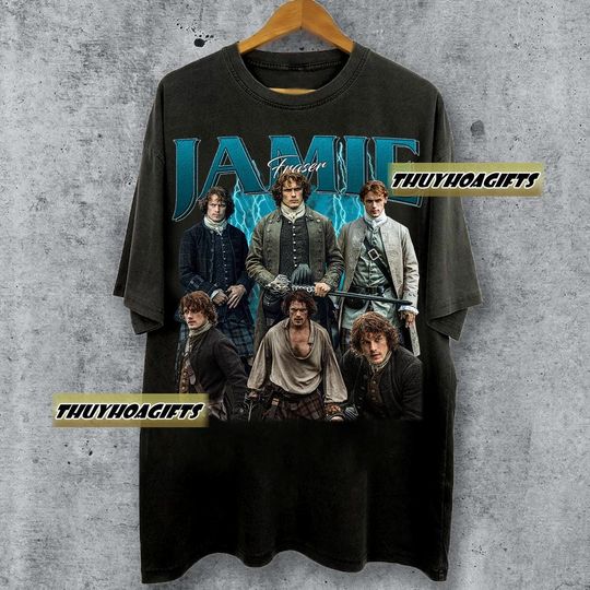 Limited Jamie Fraser Vintage 90s Bootleg Tshirt,  Retro TV series Gifts For Man And Women Unisex Shirt