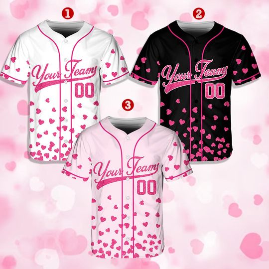 Personalized Valentine Baseball Jersey, Custom Cupid Valentine's Day Baseball Jersey