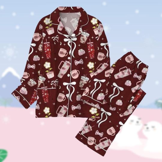 Diet Dr Pepper Pajamas Family, Soft Drink Lovers Pajamas