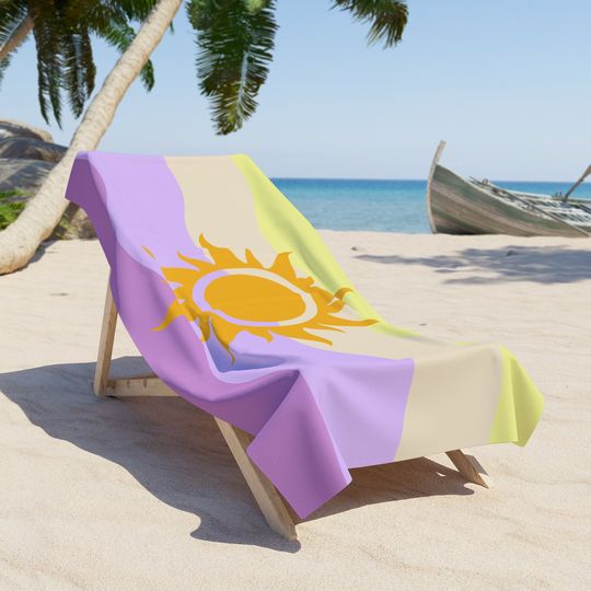 Tangled Beach Towel, Disney Towel, Rapunzel Towel, Disney Princess Towel, Mickey Mouse Beach Accessories, Disney Pool Towel, Minnie Towel