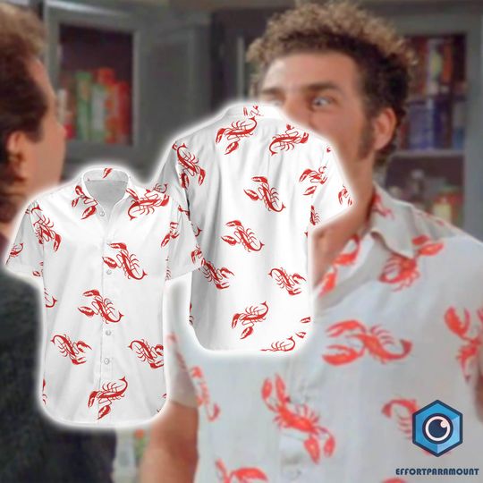 Cosmo Kramer Hawaiian Shirt, Seinfeld Cosmo Kramer Shirt, Seinfeld Hawaiian Shirt, Summer Hawaiian Shirt
