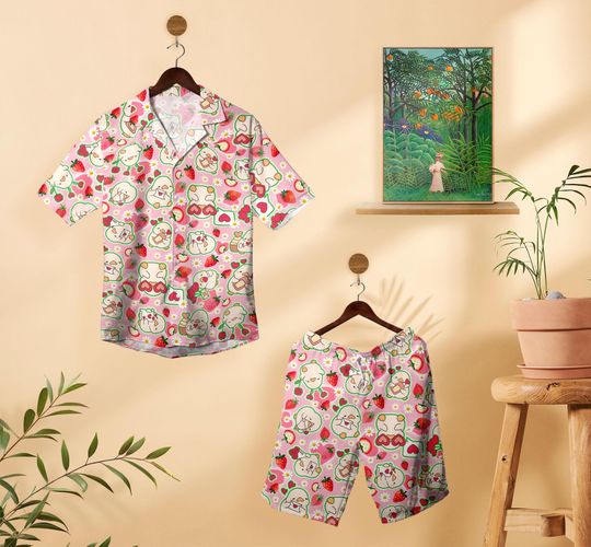 Valentine Duck Hawaiian Shirt Duck Valentines Day Shirt Valentine's Day Shirt Valentines Day Gift Cute Valentine Shirts Gift For Her