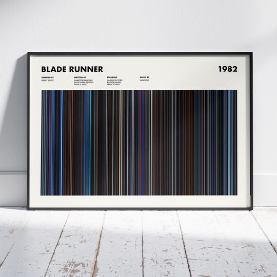 Blade Runner Poster, Blade Runner Print, Blade Runner Movie Poster, Blade Runner Wall Art, Blade Runner Colors
