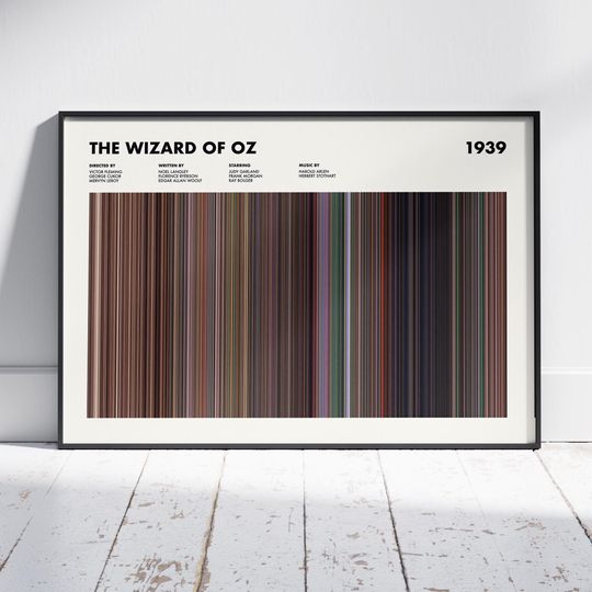 The Wizard of Oz Poster, The Wizard of Oz Print, The Wizard of Oz Movie Poster, The Wizard of Oz Wall Art, The Wizard of Oz Colors
