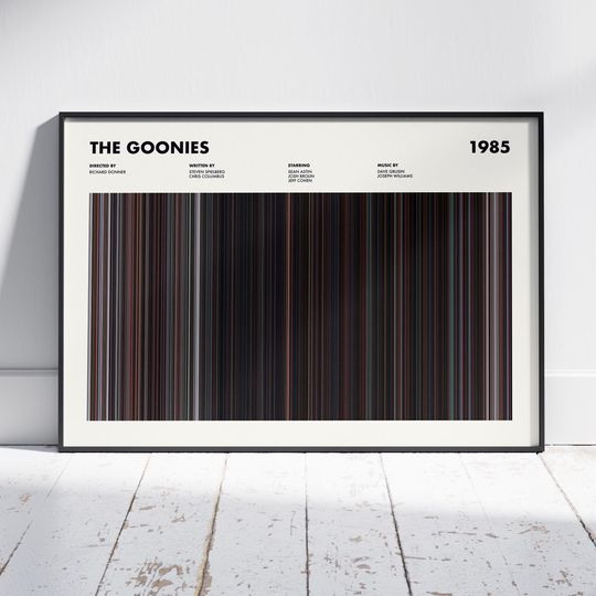 The Goonies Poster, The Goonies Print, The Goonies Movie Poster, The Goonies Wall Art, The Goonies Colors