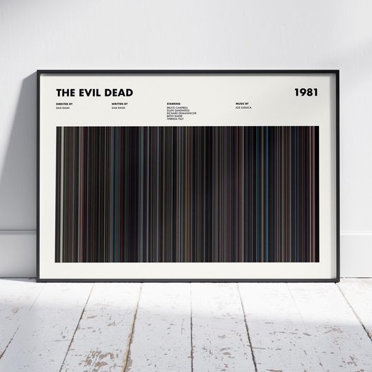 The Evil Dead Poster, The Evil Dead Print, The Evil Dead Movie Poster, The Evil Dead Wall Art, The Evil Dead Colors
