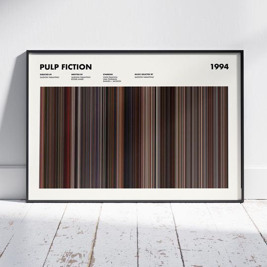 Pulp Fiction Poster, Pulp Fiction Print, Pulp Fiction Movie Poster, Pulp Fiction Wall Art, Pulp Fiction Colors
