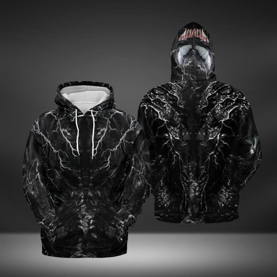 Venom Superhero 3D Hoodie