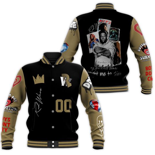 Personalized Rod Wave Last Lap Baseball Jacket, Rod Wave Concert Jacket, Rock Music Shirt, Gift For Fan