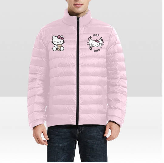 Sanrio Hello Kitty Fashion Cute Black Puffer Jacket