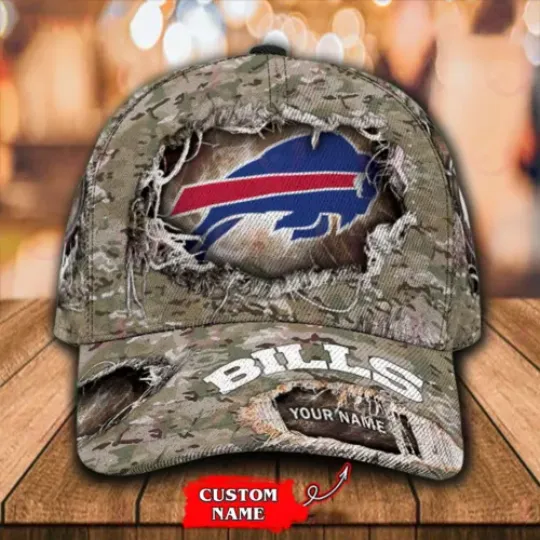 Buffalo Bills-Personalized football Classic Cap