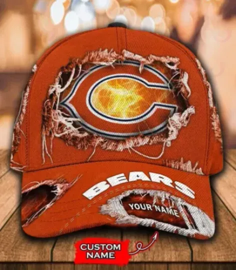 Chicago Bears-Personalized football Classic Cap