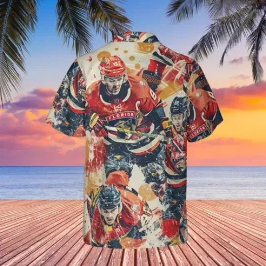 FLORIDA PANTHERS NHL NATIONAL HOCKEY LEAGUE hawaiian shirt