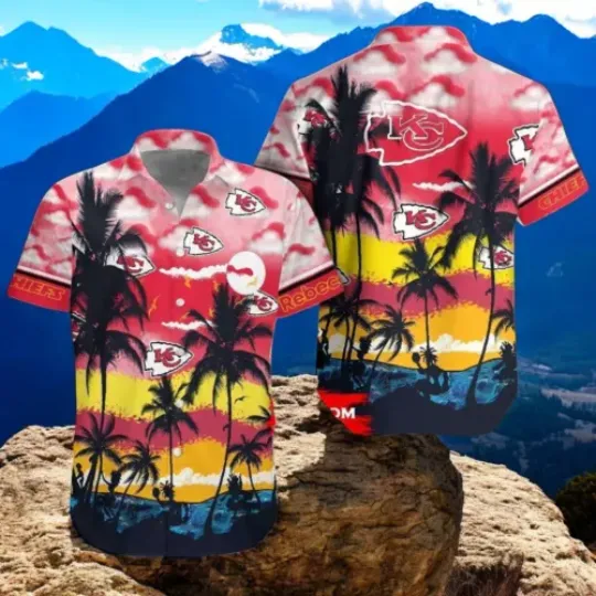 Kansas City Chiefs Hawaiian Shirt Aloha Island Summer Hawaiian Shirt Outfit