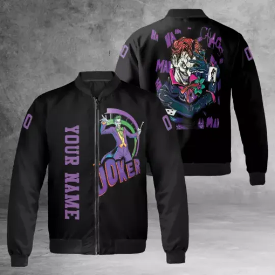 Personalized The Joker Horror Clown Hahaha Why So Serious Jacket