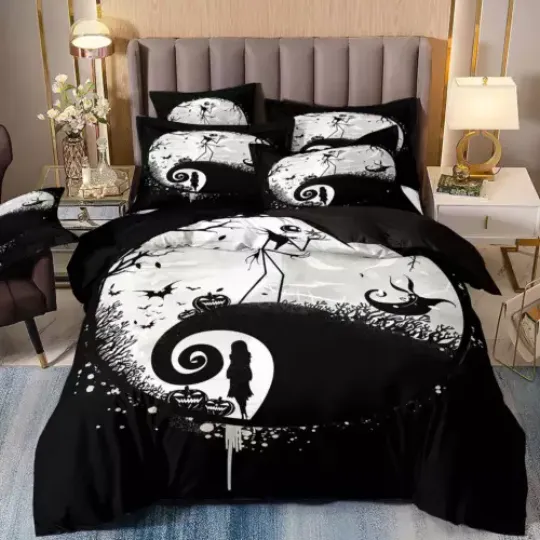 The Nightmare Before Christmas Horror Fans Christmas Gift Bedding Set