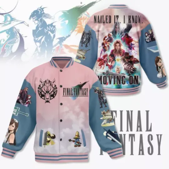 Final Fantasy VII New Baseball Jacket For Fan