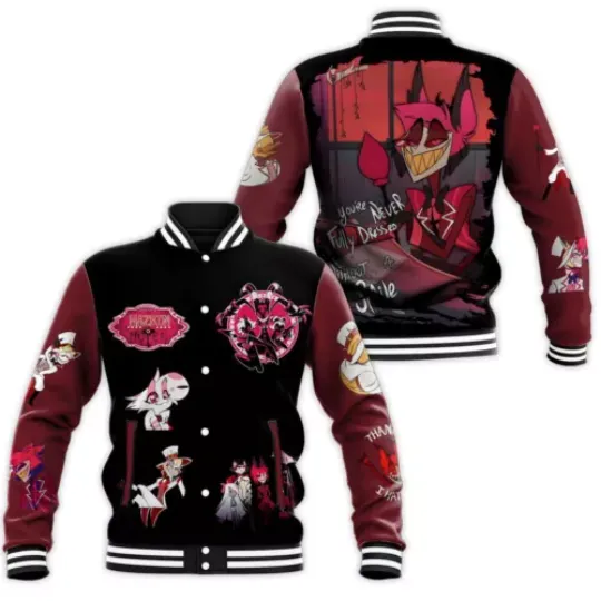 Hazbin Hotel Baseball Jacket
