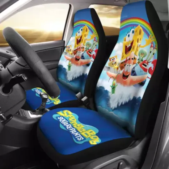 Spongebob Squarepants Car Seat Covers Cartoon For Fans ver2