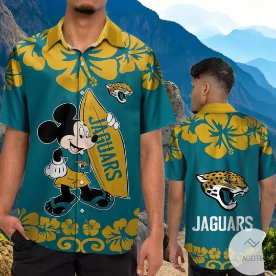 Jacksonville Jaguars Mickey Mouse Hawaiian Shirt