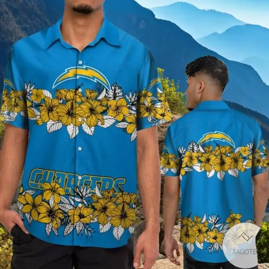 Los Angeles Chargers Hawaiian Shirt