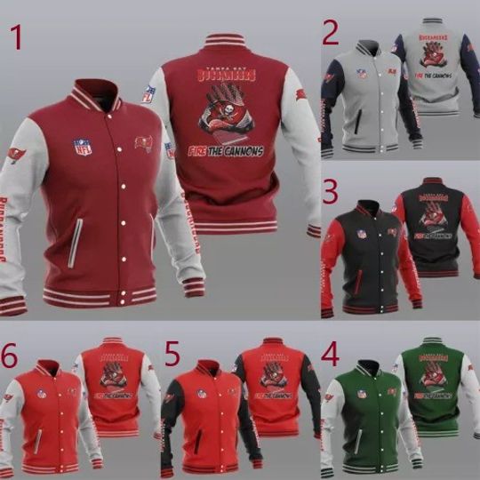 Tampa Bay Buccaneers Baseball Jacket, Gift For Football Lover