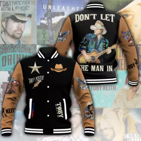 Toby Keith Music Baseball Jacket For Fan