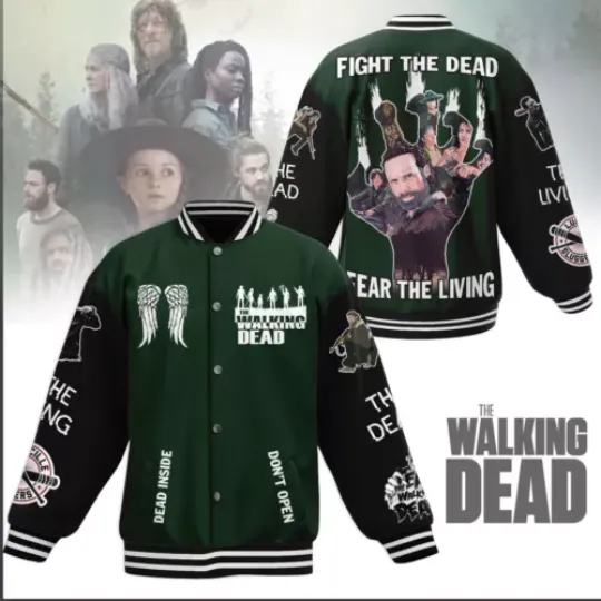 The Walking D New Bomber Baseball Jacket For Fan